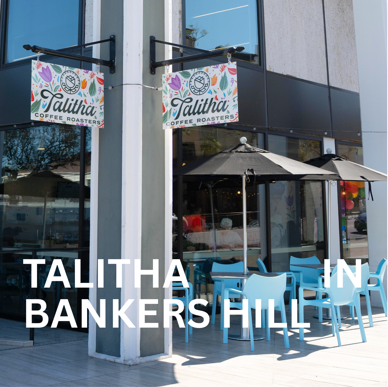 front of talitha bankers hill cafe