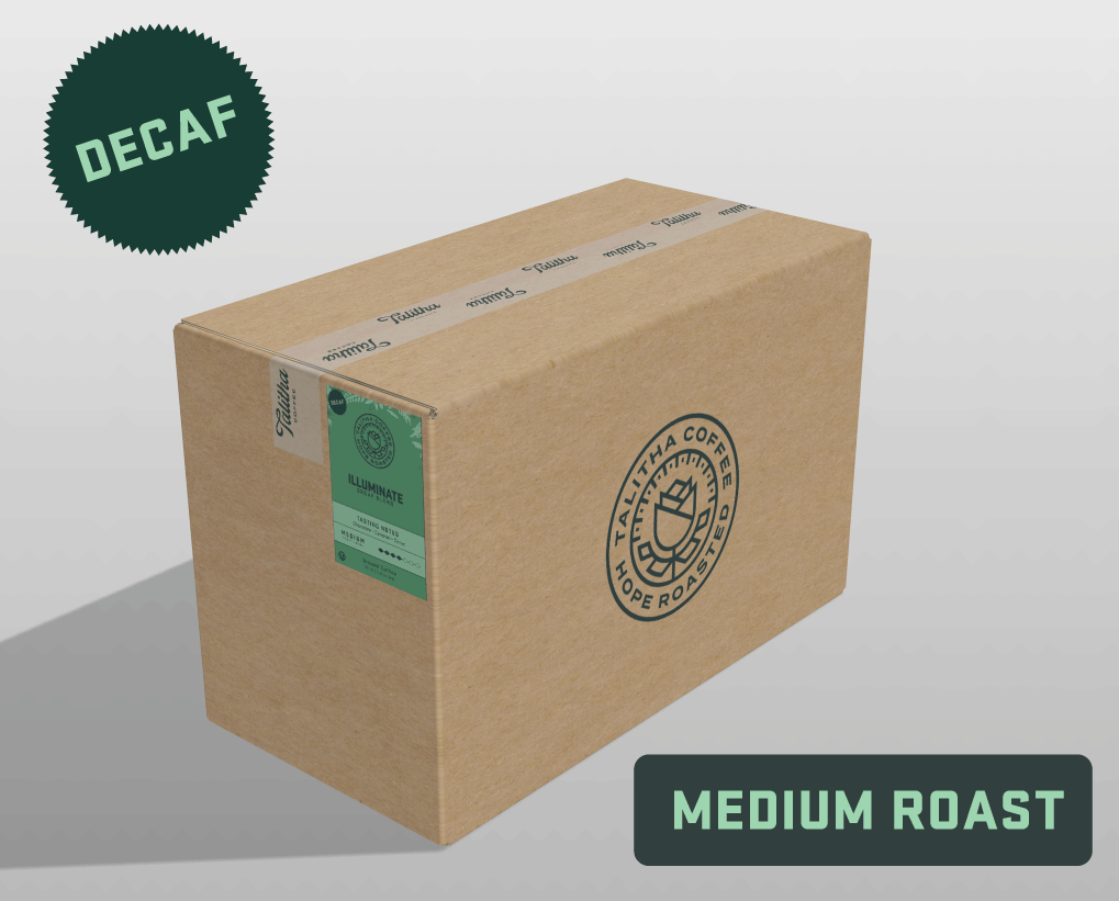 Box of Decaf Illuminate Blend Frac Packs