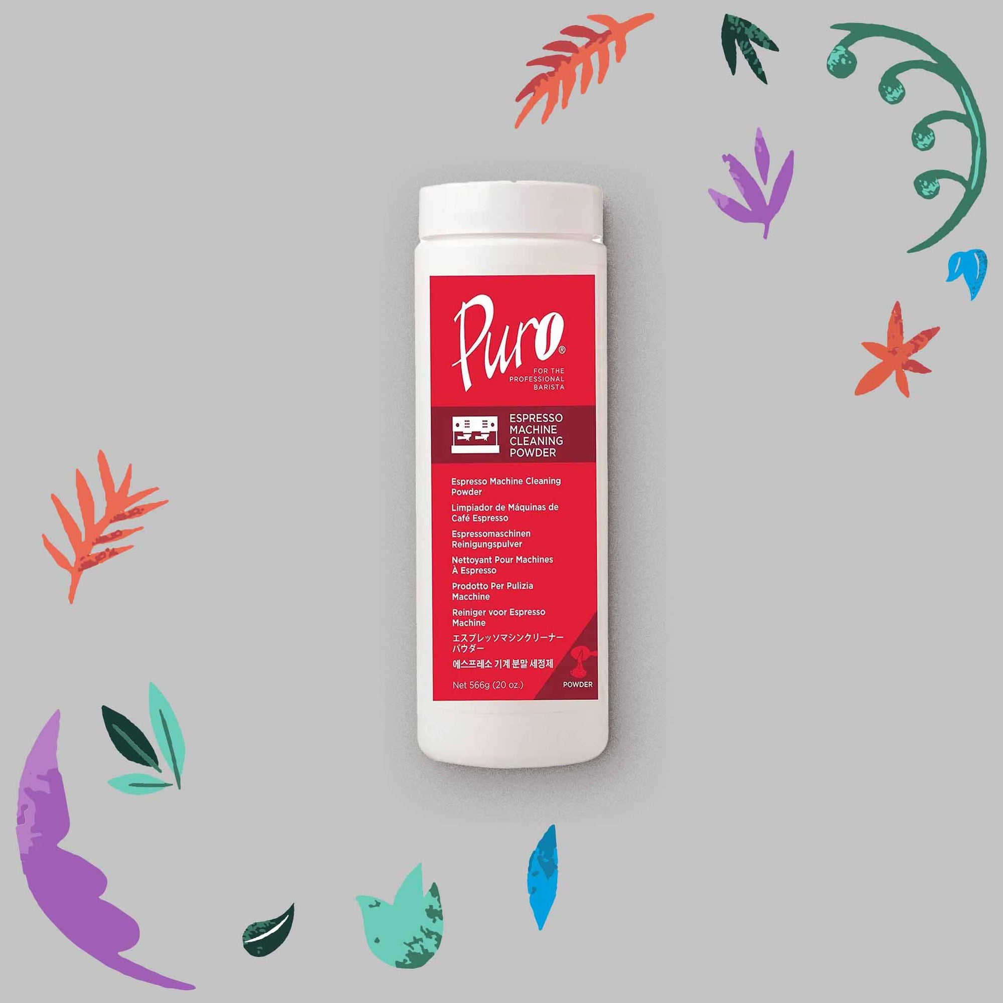 PURO CAFF Espresso Machine Cleaning Powder, 20 oz - Talitha Coffee