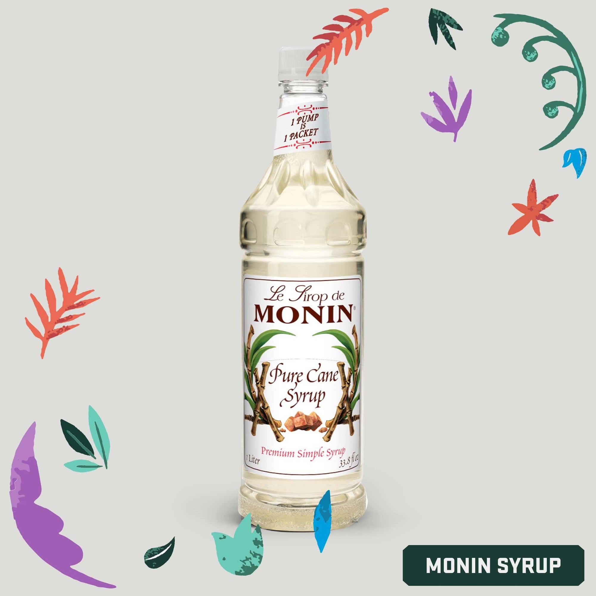 Monin Pure Cane Syrup - Talitha Coffee