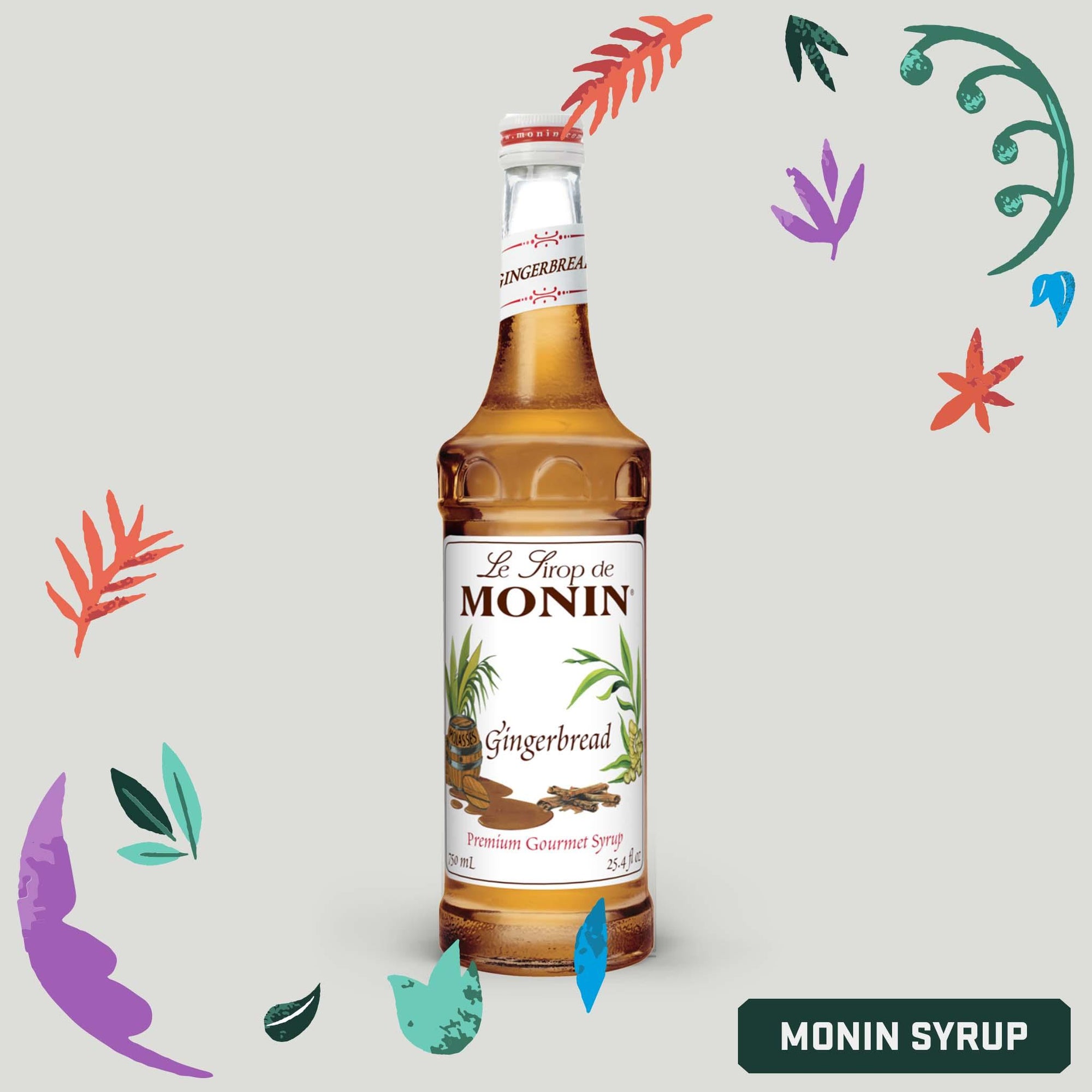 Monin Gingerbread Syrup (SEASONAL) - Talitha Coffee