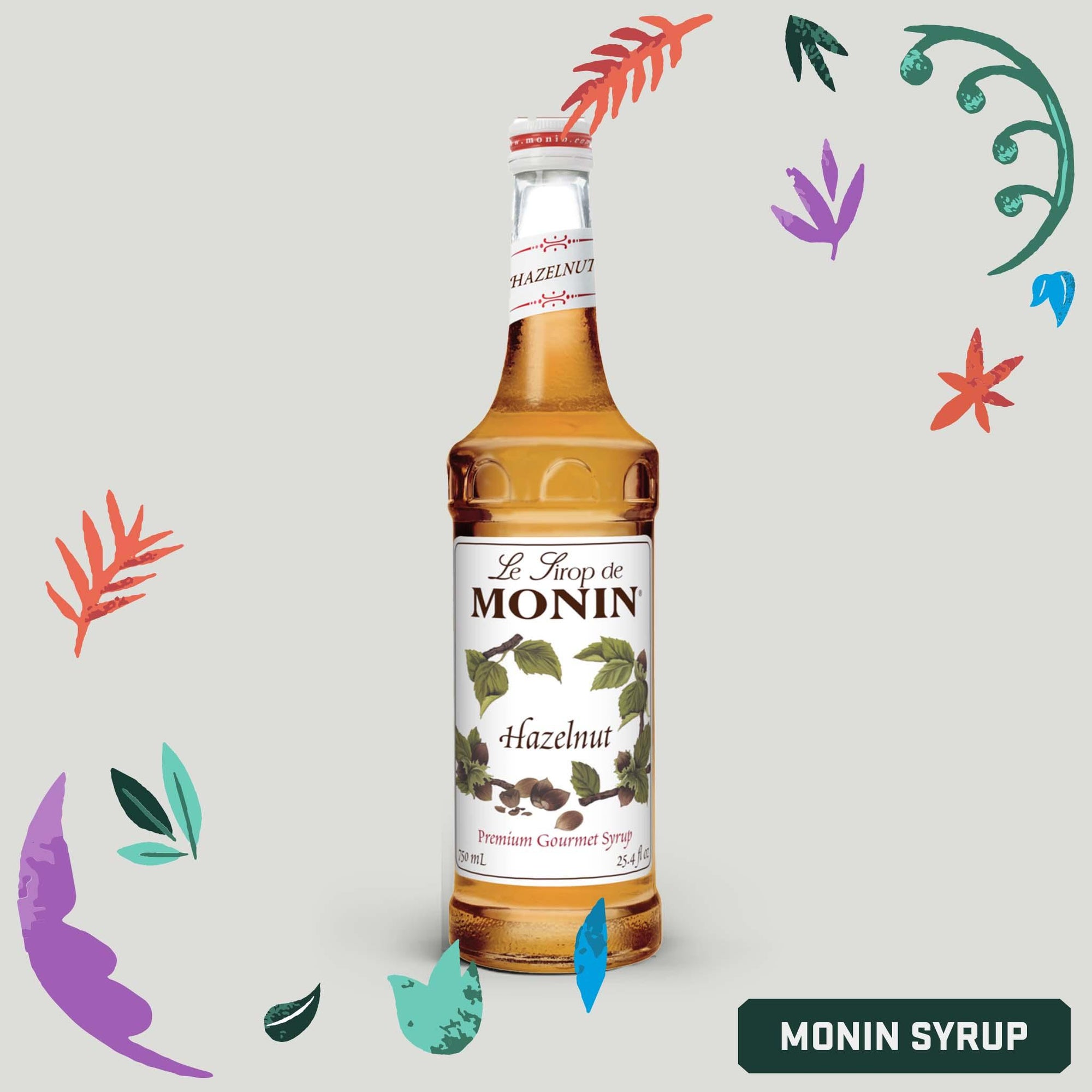 Monin Hazelnut Syrup - Talitha Coffee