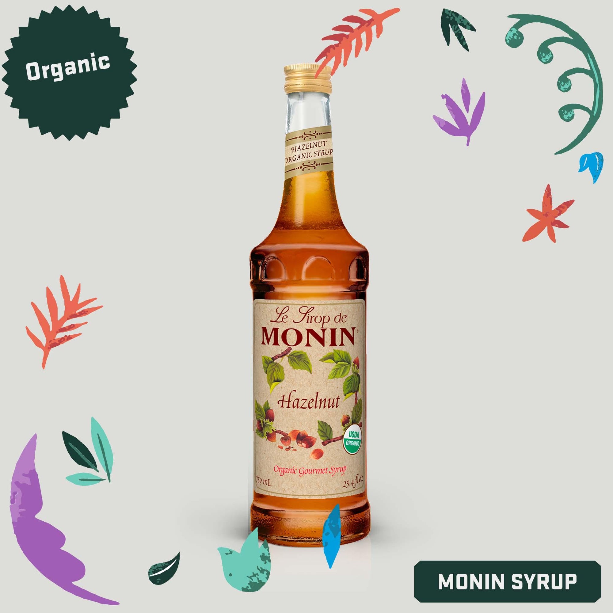 Monin Hazelnut Syrup - Talitha Coffee