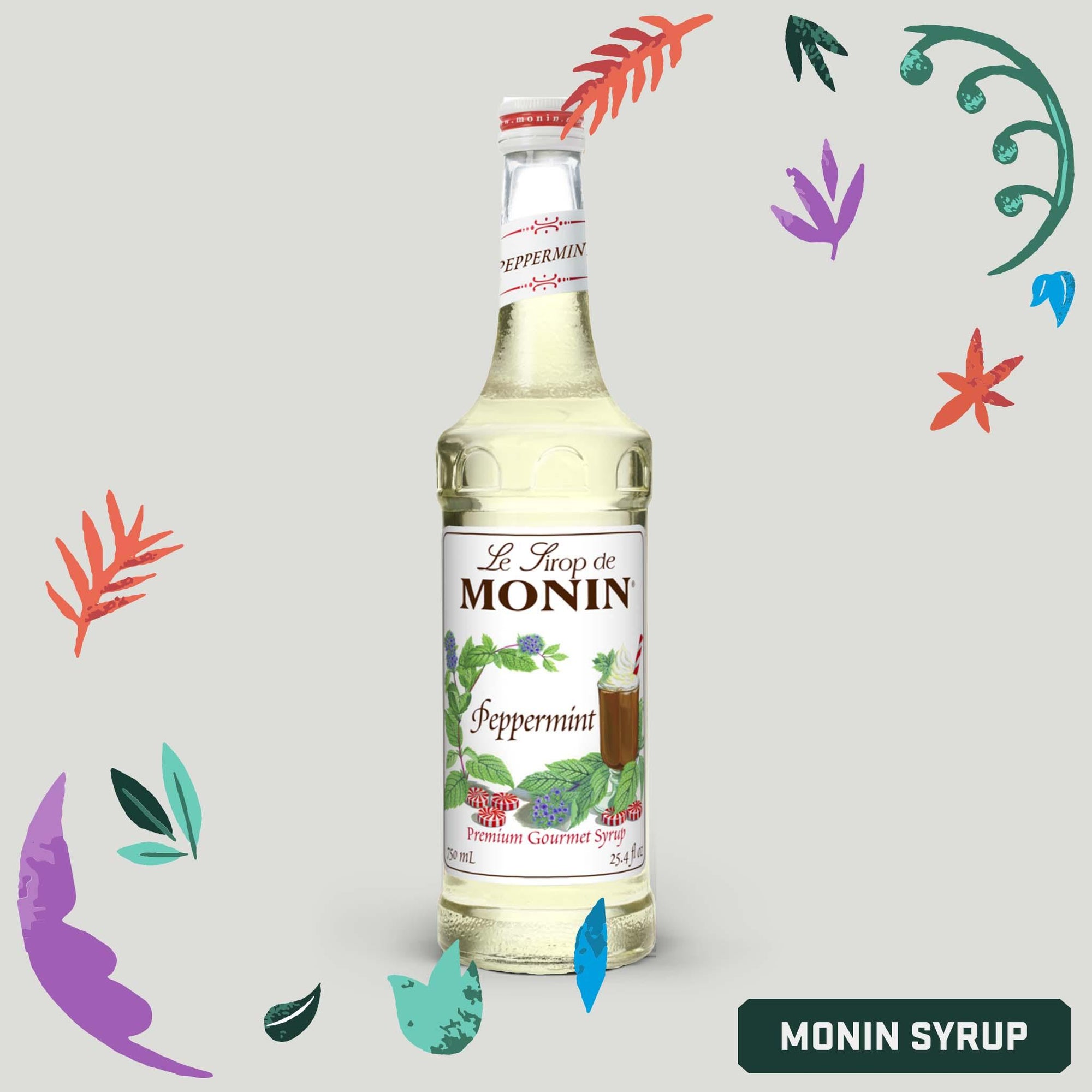 Monin Peppermint Syrup (SEASONAL) - Talitha Coffee