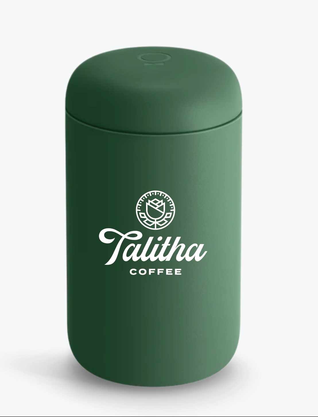 Talitha Branded Green Insulated Commuter Mug